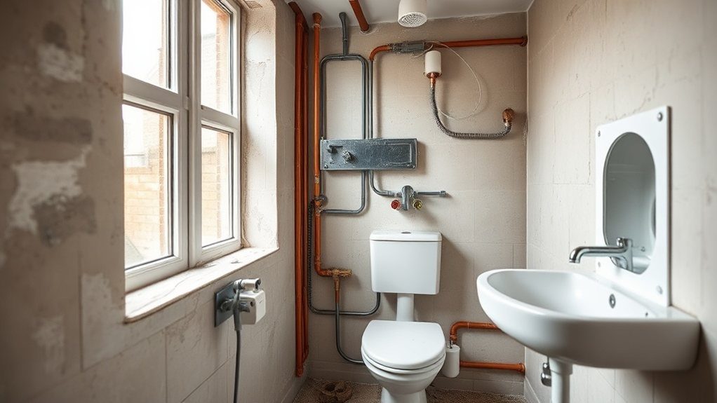 Bathroom Plumbing and Electrics in Hampstead